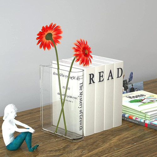 Jarrón De Flores De Libro Claro Jarrón De Flores En De Libro