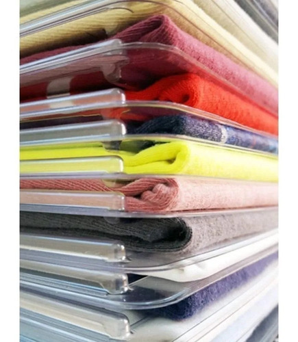 Imagen 3 de 10 de Organizador De Remeras Pack X 10 Camisas Separador Plastico