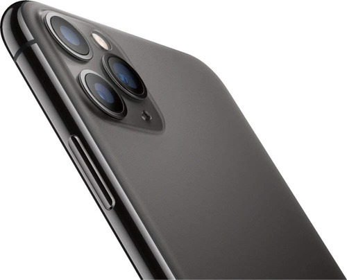 Iphone 11 Pro Max (64 Gb) - Gris Espacial Con Caja Original Negro (Reacondicionado)