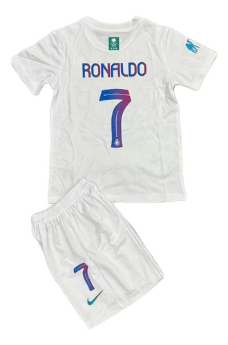 Jersey Conjunto Al Nassr Tercera Cr7 Niño 23/24 Talla 10-12