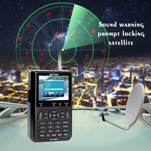 Localizador De Sinal De Satélite Digital Satlink Ws6906 3.5