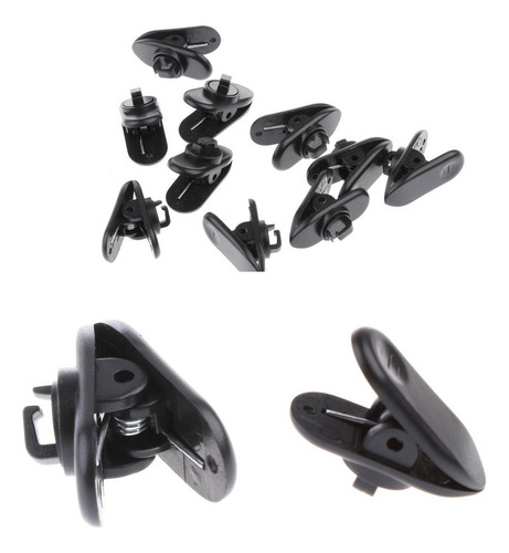 10x Lavalier Mic Auricular Línea Ordenada Cable Collar Clip