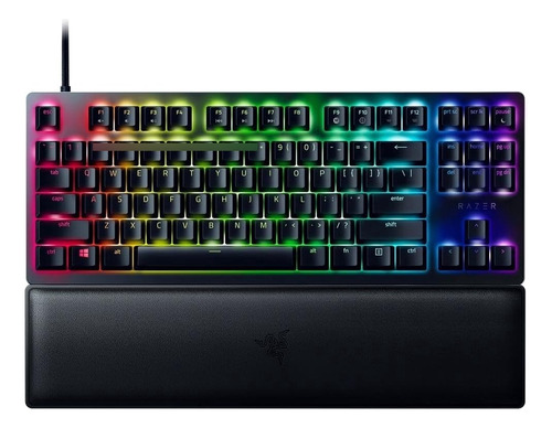 Teclado Gamer Razer Huntsman V2 Tenkeyless Switch Purple Preto Inglês Us Preto