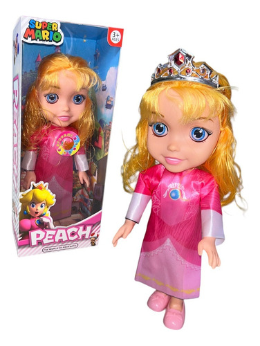 Muñeca Princesa Peach Mario Bros 
