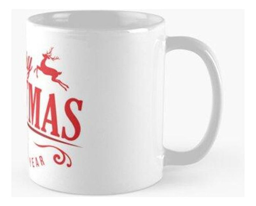 Taza Diseño Feliz Navidad - Vacaciones - Temporadas Festivas