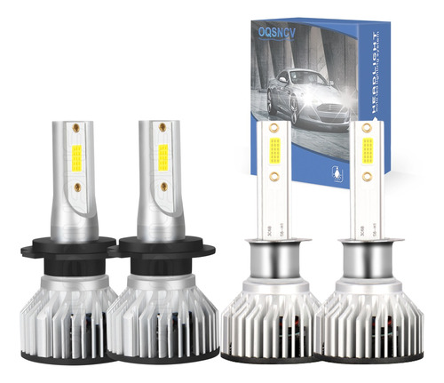 Kits De Faros H1 H7 6000k Led De Luz Alta Y Baja 360°