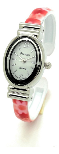 Reloj De Moda Para Mujer Con Caja Ovalada Pequeña, Brazalete