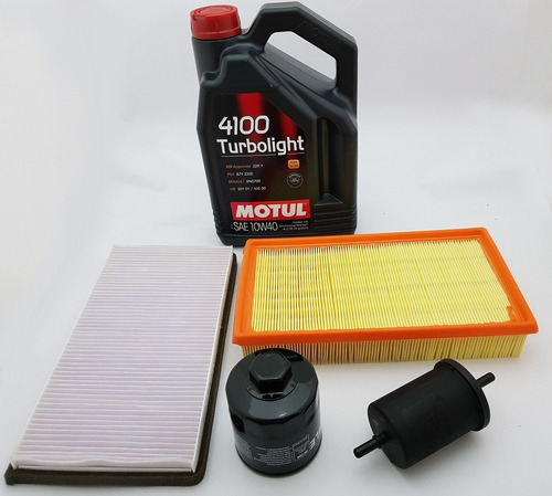 Kit Filtros+aceite Motul 4100 Vw Gol 2011-2014 1.4