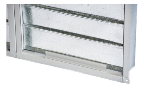 Persiana Metalica Movil Para Extractor De Aire O Conductos De 100 Cm Gatti Ventilación