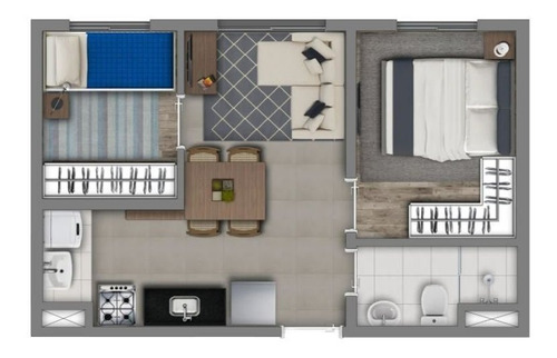 Imagem 14 de 17 de Apartamento À Venda No Bairro Socorro - São Paulo/sp - O-17578-28789