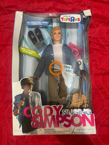 Muñeco Cody Simpson Tipo Barbie (Usado)