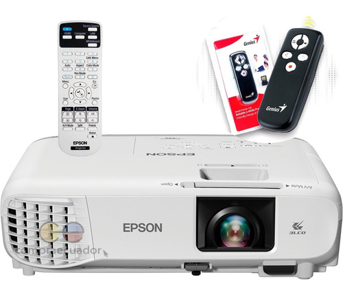 Epson Proyector Tecnología 3 Lcd Zoom 1.35x Gratis Apuntador