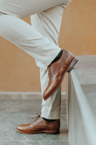 Zapato De Hombre Fina Piel Natural Artesanal Goodyear Welt