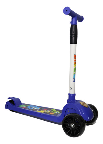 Patin Scooter Infantil Para Niño/niña Personajes Ajustable