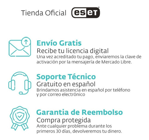 Imagen 2 de 7 de Eset® Nod32 Antivirus * Tienda Oficial Eset* 5 Pc - 2 Años