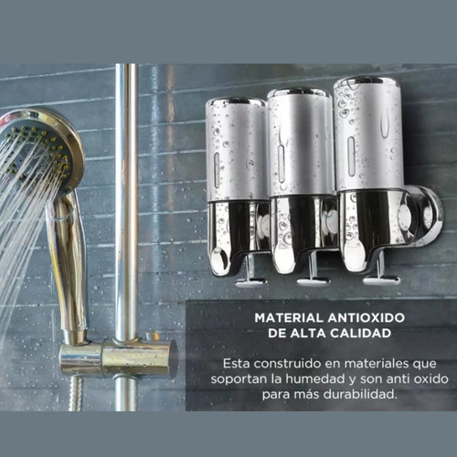 Dispensador De Jabón Thouse, Pared, Adhesivo/amurable 500ml