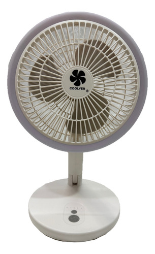 Ventilador Abanico De Mesa Portátil Potente Blanco Potente 8 Blanco