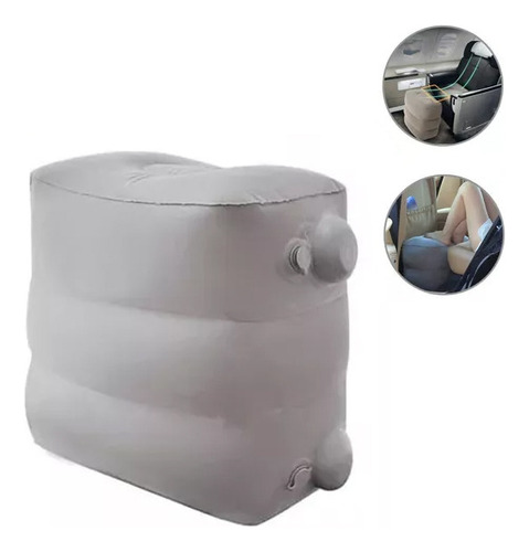 A Almohadilla Inflable De Apoyo Para Pies Para Viajes,