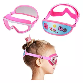 Kids Goggles Age 3-6, Swim Goggles No Tangle Strapsw...