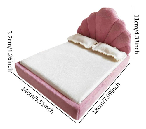 1:12 Cama De Casa De Muñecas Muebles En Miniatura