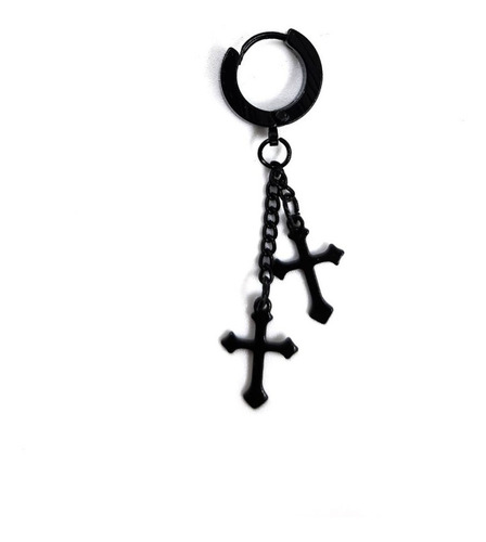 Imagen 2 de 4 de Arete Pendiente Piercing Colgante Hombre Mujer Acero