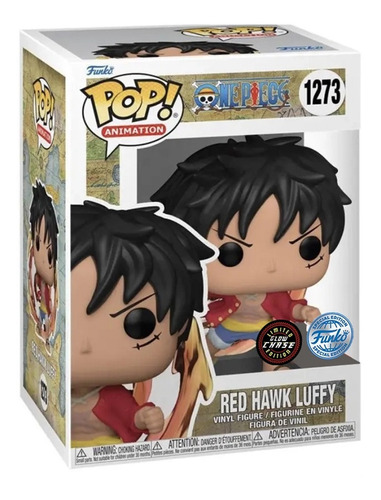Figura De Acción  Red Hawk Luffy Pop! 1273 De Funko Pop!