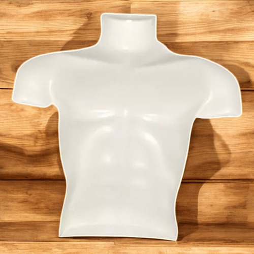 Cuerpo Hombre Silueta Remera Camisa Musculosa Indumentaria Blanco