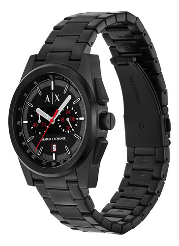 Reloj Hombre Armani Exchange Ax2864 De Acero Negro