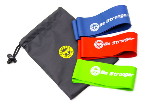 Faixa Elastica Mini Band Hip Band Thera Band Super Band 3un