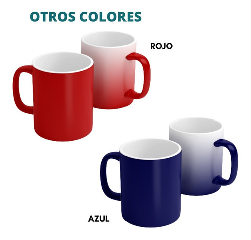 Taza Personalizada Flores Con Rojo Modelo Mágica