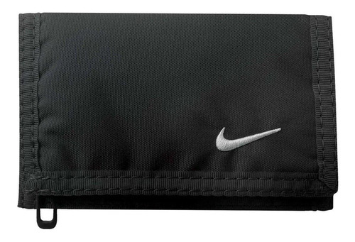 Billetera Nike Basic color negro de poliéster - 9cm x 13cm