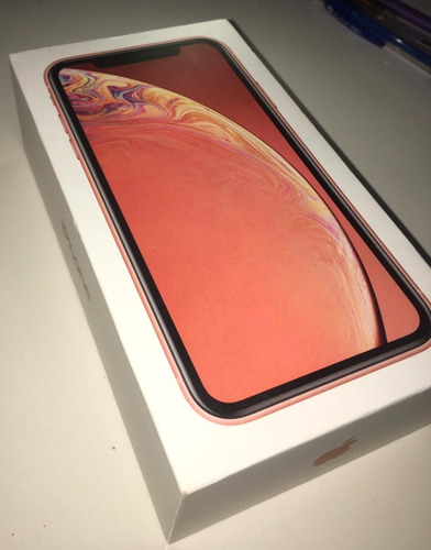 Caixa Do iPhone XR Da Cor Coral