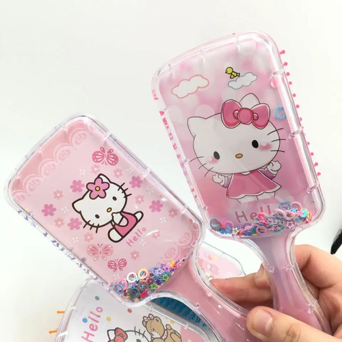 Cepillo Desenredante Para Cabello Hello Kitty Y Sus Amigos
