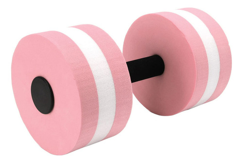 Halteres Flutuantes Em Exercícios De Ioga Aquática.