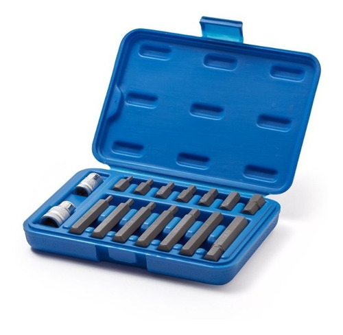 Juego Set De Puntas Hegagonales 16 Pzs Bremen En 1/2'' 3/8