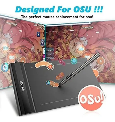 Tableta De Dibujo Grafico Veikk S640, Compatible Con Windows