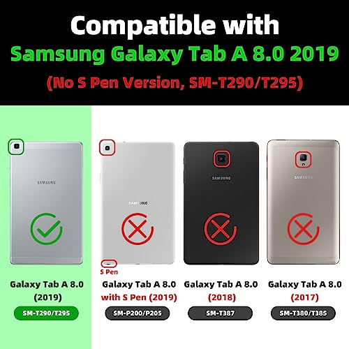 Funda Para Galaxy Tab A 8.0-puLG (sm-t290/t295/t297) 2019 D