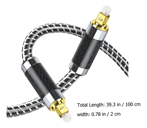 Cable Óptico De Audio Digital Cable De Audio De 1 M Para Mon