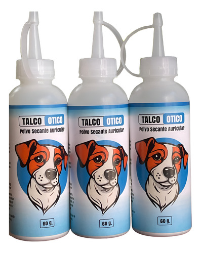Talco Ótico Polvo Secante Auricular 1 Piezas