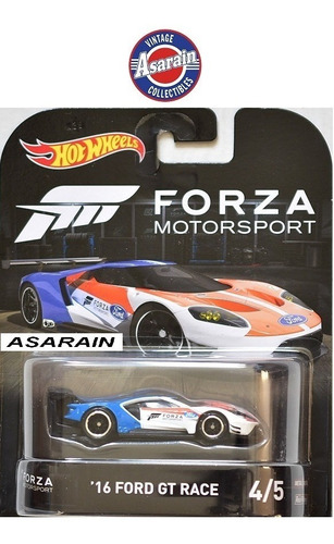 Ford Gt Race 16 Forza 2 Retro Hot Wheels 1/64