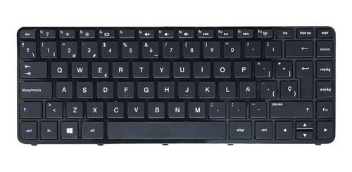 Teclado Hp 14-n Con Marco Negro Español 741062-161 14-g000