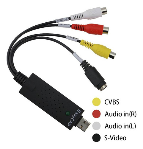 Capturadora De Video Y Audio Easycap Usb 2.0 Rca