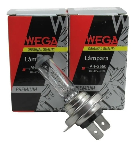 Lampara H7 Halogena 12v 55w Importada