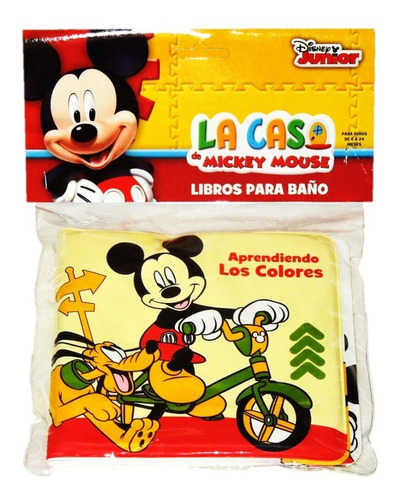 Libro Para Baño La Casa De Mickey Mouse Los Colores