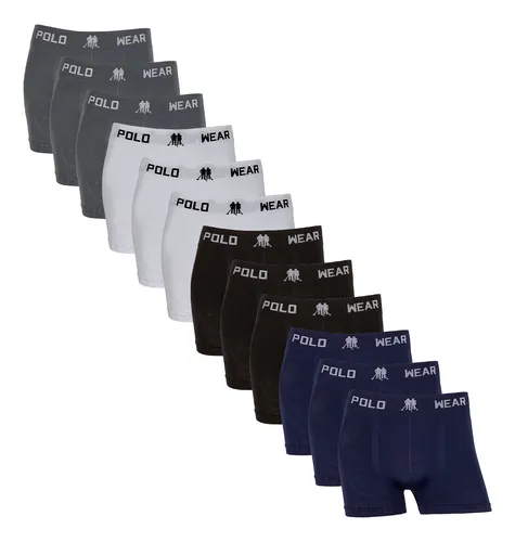 KIT 12 CUECA BOXER POLO WEAR LINK 2