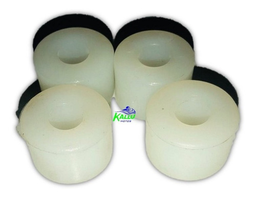 Imagem 1 de 1 de Coxim Coroa Titan 125 (4peças) Plástico
