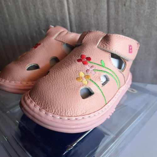 Sandalias Rosado Cuero Baby World