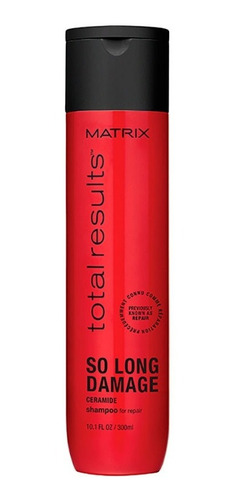 Imagen 1 de 1 de Shampoo Reparador Total So Long Damage 300 Ml Matrix