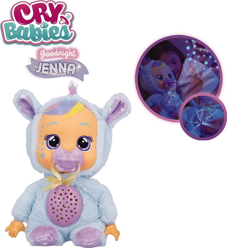 Muñeca Cry Babies Bebe Lloron Jenna Navidad