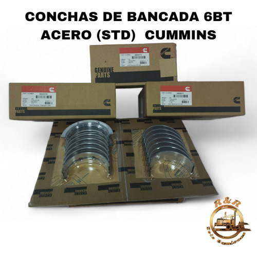 Conchas De Bancada 6bt Acero (std) Cummins 